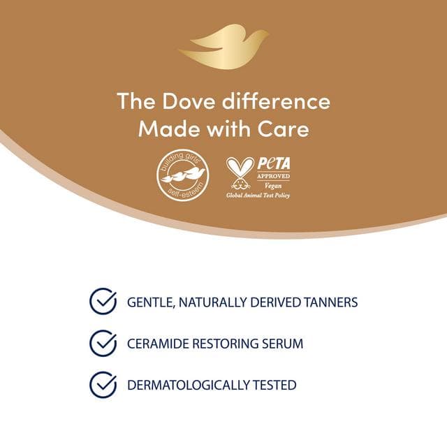 Dove Visible Glow Fair to Medium Self Tanning Lotion Fake Tan 400ml - gallery image 4