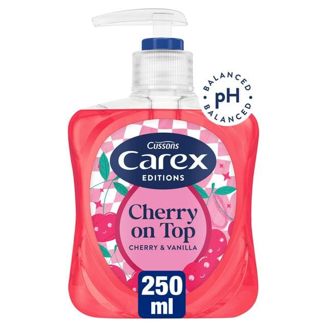 Carex Editions 250ml Cherry on Top Cherry & Vanilla Antibacterial Hand Wash - gallery image 1