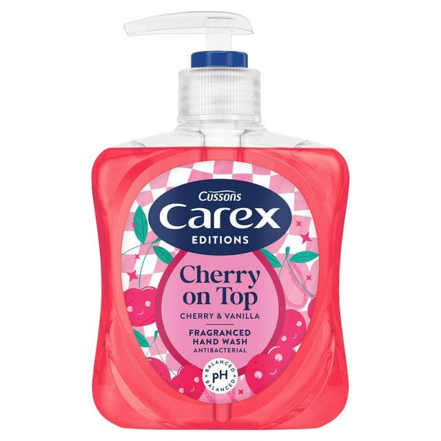 Carex Editions 250ml Cherry on Top Cherry & Vanilla Antibacterial Hand Wash - gallery image 1