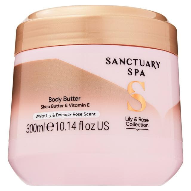 Sanctuary Spa 300ml Lily & Rose Body Butter - gallery image 1