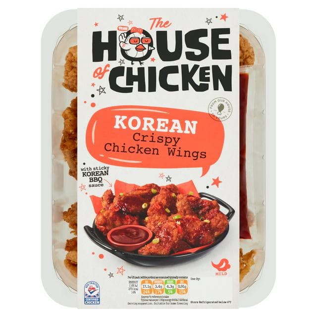 The House of Chicken Korean Crispy Chicken Wings 550g - gallery image 1