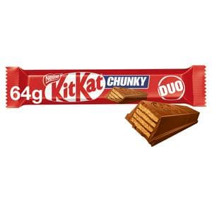 KitKat Chunky Duo Milk Chocolate Chocolate Bar 64g
