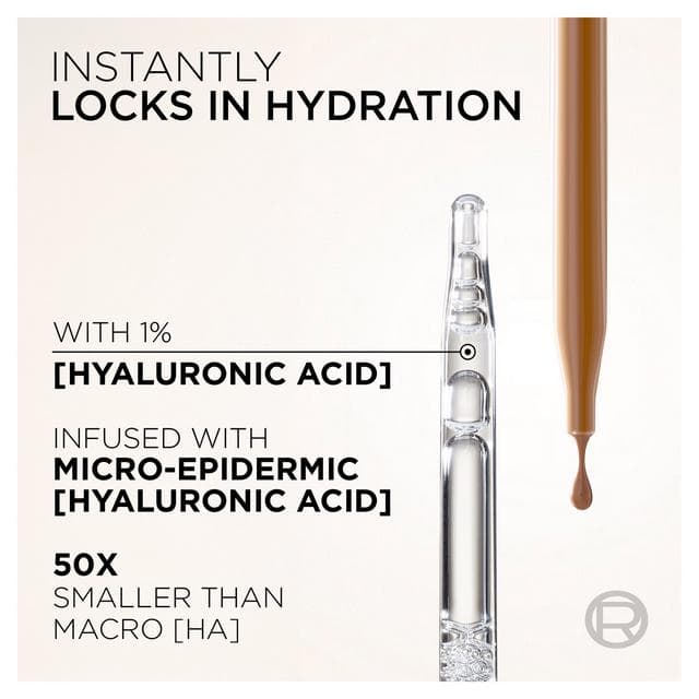 L'Oreal Paris True Match Nude Plumping Tinted Serum, 1% Hyaluronic Acid, Shade 6-7 - gallery image 5