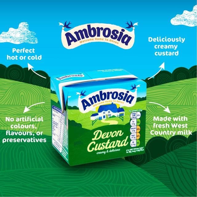 Ambrosia Devon 500g Custard Dessert Carton - gallery image 2