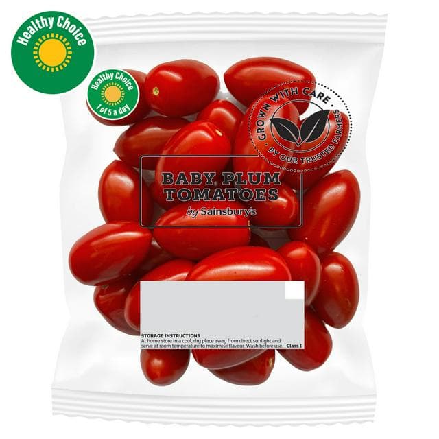 Sainsbury's Baby Plum Tomatoes 325g - gallery image 1