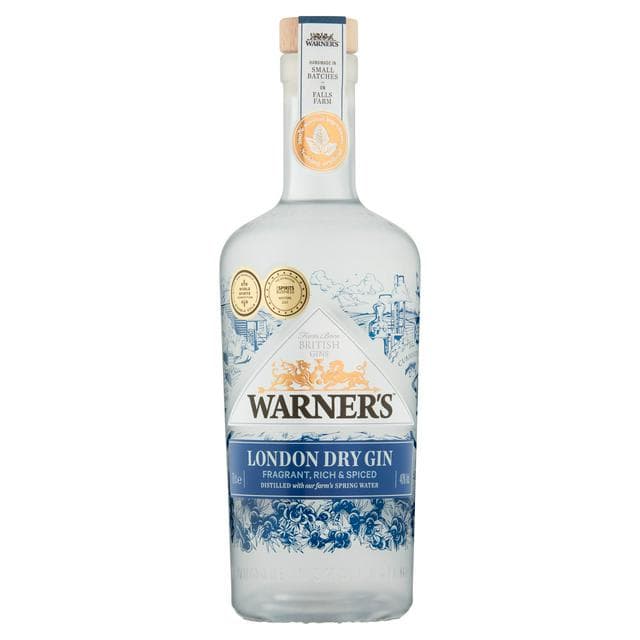 Warner's London Dry Gin 70cl - gallery image 1