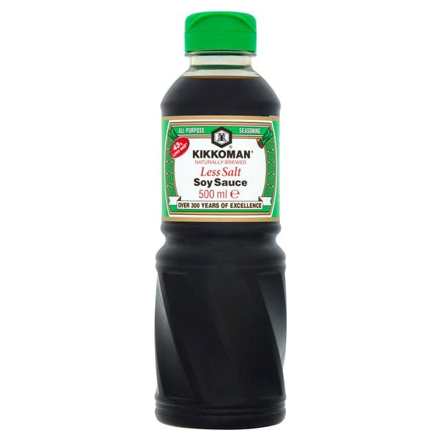 Kikkoman Less Salt Soy Sauce 500ml - gallery image 1