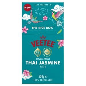 Veetee The Rice Box Hom Mali Thai Jasmine Rice 500g