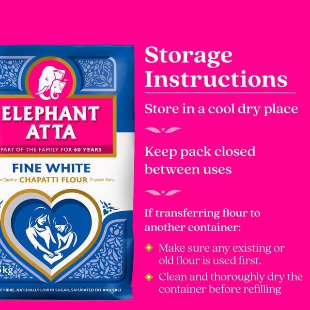 Elephant Atta 10kg Fine White Chapatti Flour - gallery image 4