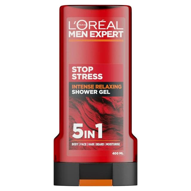L'Oreal Men Expert Stress Resist Shower Gel Large XL 400ml - gallery image 1