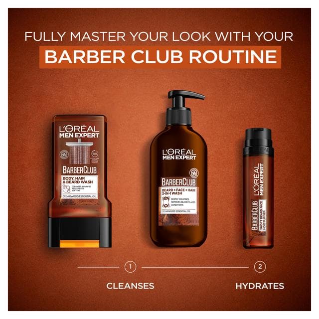 L'Oreal Men Expert Barber Club Body, Hair & Beard Wash 400ml - gallery image 3