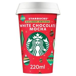 Starbucks 220ml White Chocolate Mocha Iced Coffee, Holiday Edition
