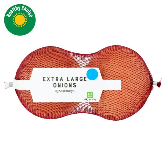 Sainsbury's Extra Large Brown Onions x2 - gallery image 1