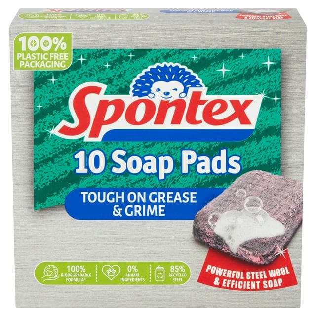 Spontex Soap Filled Pads x10 - gallery image 1