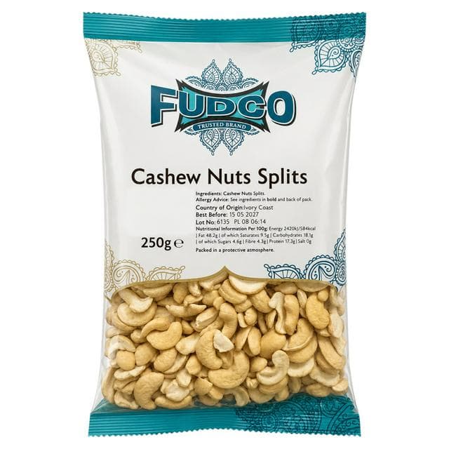 Fudco Split Cashew Nuts 250g - gallery image 1