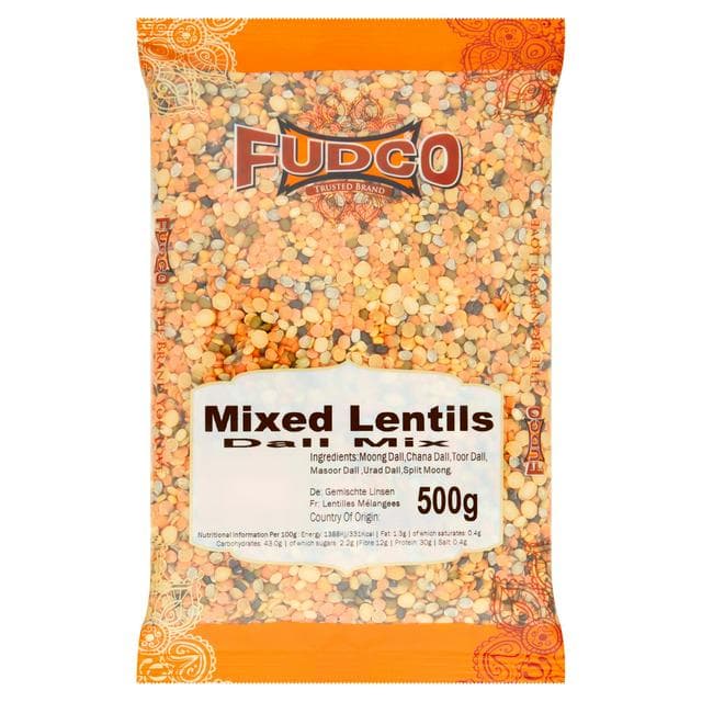 Fudco Mixed Lentils Dall Mix 500g - gallery image 1