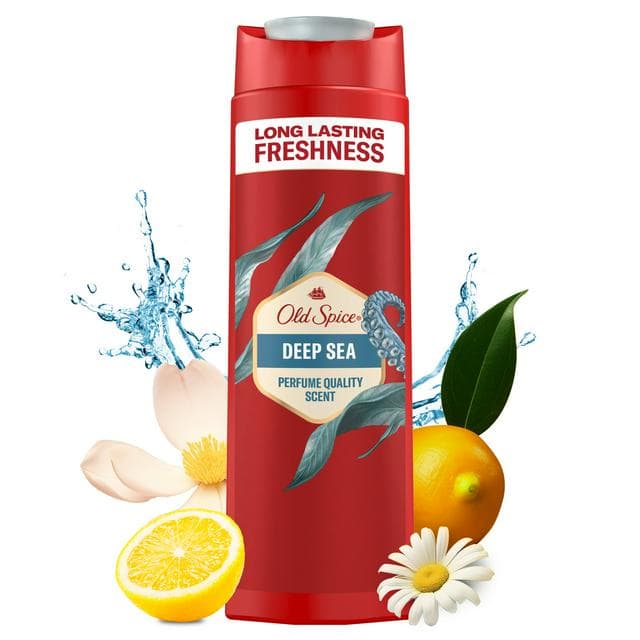 Old Spice Deep Sea Shower Gel For Men 400ml - gallery image 1