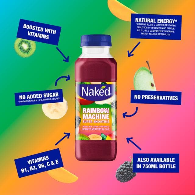 Naked 300ml Rainbow Machine Super Smoothie - gallery image 3