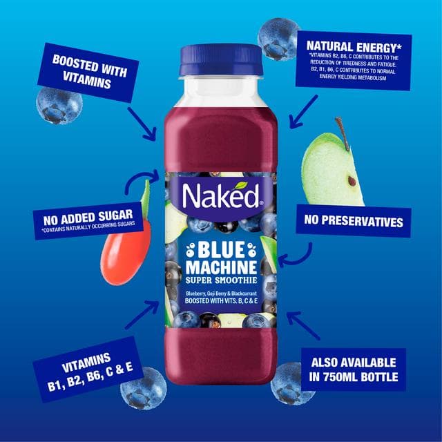 Naked Blue Machine Super Smoothie 300ml - gallery image 3