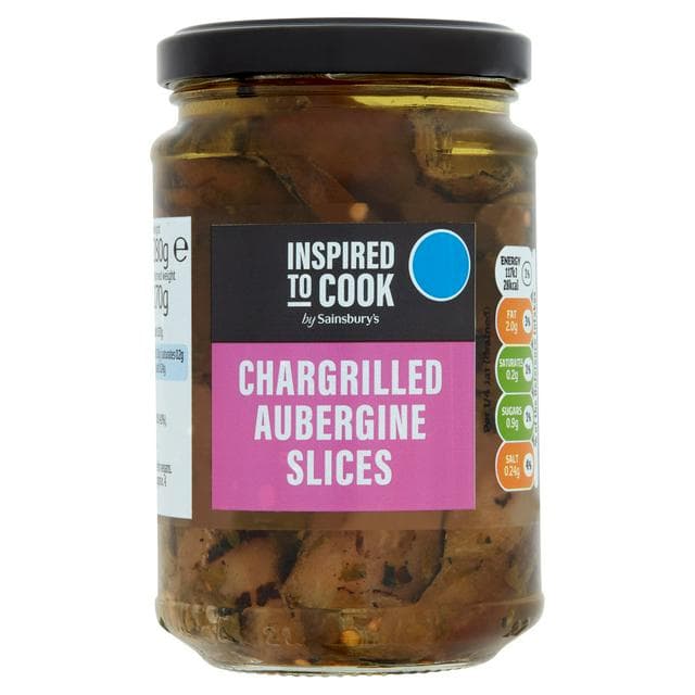Sainsbury's 280g Chargrilled Aubergine Slices, Inspired to Cook - gallery image 1