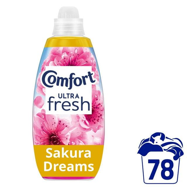 Comfort Ultra Fresh & Protect Sakura Dreams Fabric Conditioner 78 washes 1.17L - gallery image 1