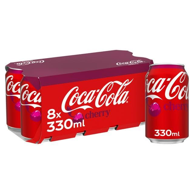 Coca-Cola Cherry 8x330ml - gallery image 1