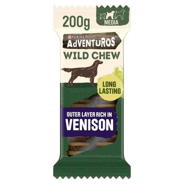 Adventuros Wild Chew Venison Dog Treats 200g - gallery image 1
