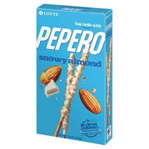 Lotte Pepero Snowy Almond Chocolate & Biscuit 32g
