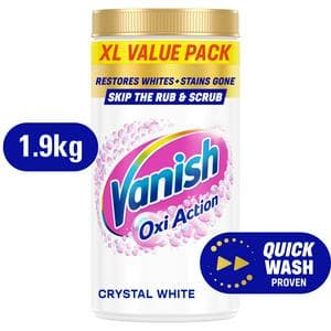 Vanish Gold Oxi Action Laundry Stain Remover Powder White 1.9kg
