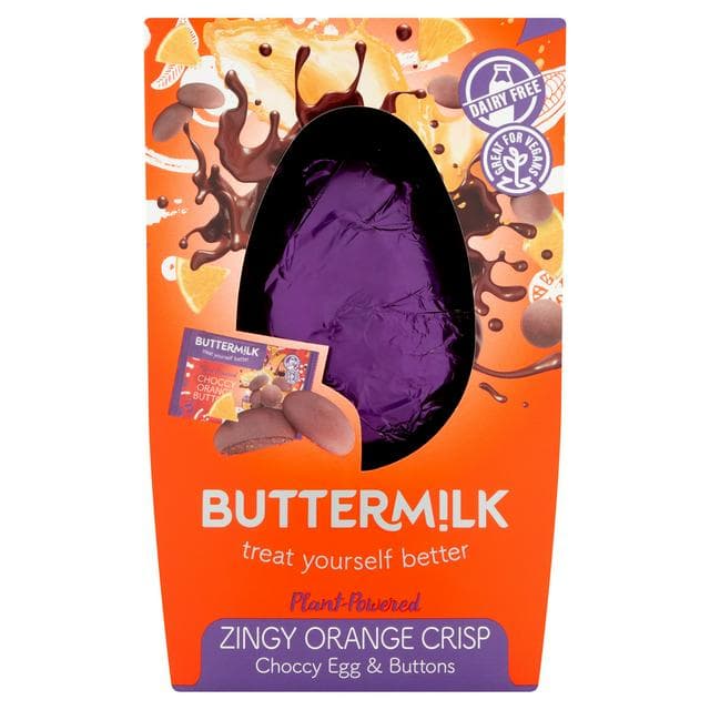 Buttermilk Zingy Orange Crisp Choccy Egg & Buttons 172g - gallery image 1