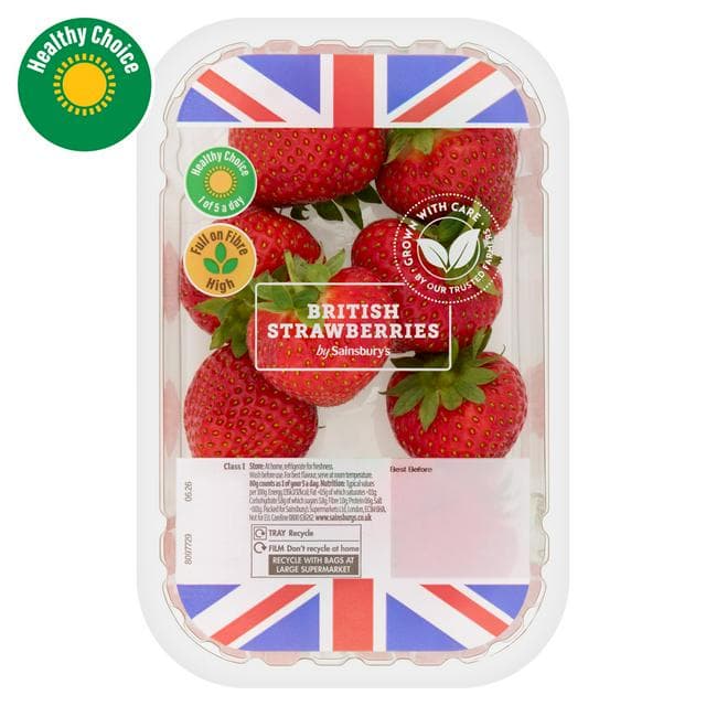 Sainsbury's Strawberries 250g - gallery image 1