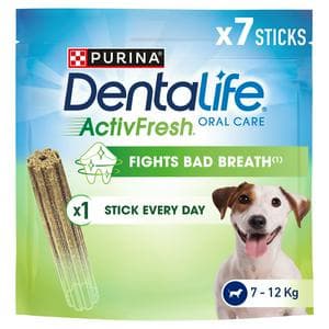 Dentalife ActivFresh Small Dental Chicken Dog Chews Sticks x7