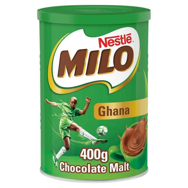 Milo Instant Malt Chocolate Drinking Powder Tin (Ghanaian) 400g - gallery image 1