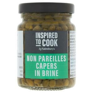 Sainsbury's Non Pareilles Capers in Brine, Inspired to Cook 100g (60g*)