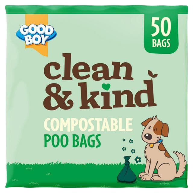 Good Boy Compostable Dog Poo Bags x50 - gallery image 1
