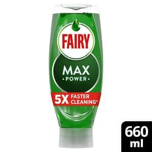 Fairy Max Power Washing Up Liquid Original 660ml