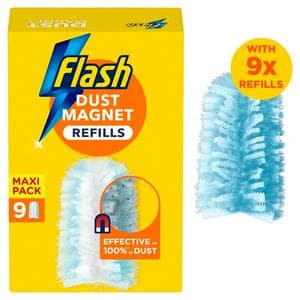 Flash Duster Dust Magnet Trap & Lock Refills x9