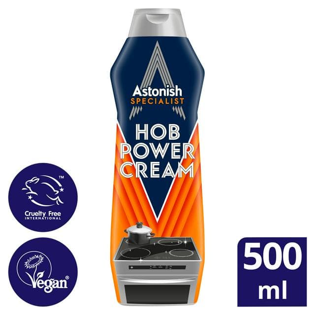Astonish Specialist Hob Cream Antibacterial Zesty Lemon Cleaner 500ml - gallery image 1