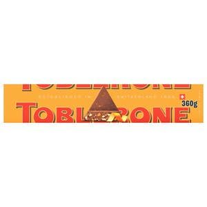 Toblerone Orange Twist with Honey & Almond Nougat Chocolate Bar 360g