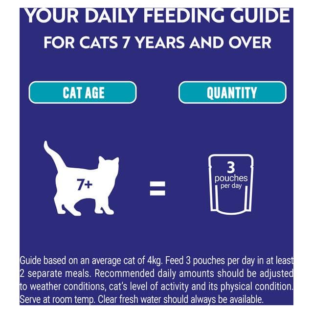 Purina One Senior 7+ Mini Fillets Salmon & Ocean Fish Wet Cat Food 8 x 85g - gallery image 4