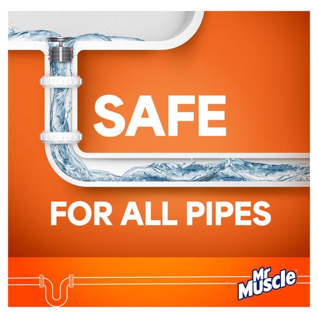 Mr Muscle Drain Deep Clean & Odour Eliminating Foamer 500ml - gallery image 5