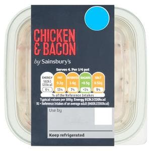 Sainsbury's Chicken & Bacon Deli Filler 220g