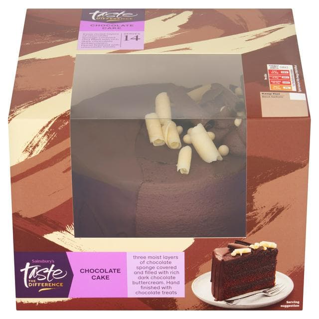 Sainsbury's Birthday Celebration Loaded Chocolate Cake, Taste the Difference 940g (Serves 14) - gallery image 1