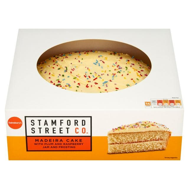 Stamford Street Co. Birthday Celebration Madeira Cake 895g (Serves 14) - gallery image 1