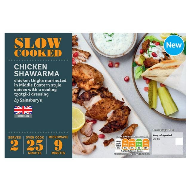 Sainsbury's Slow Cooked Chicken Shawarma 480g - gallery image 1