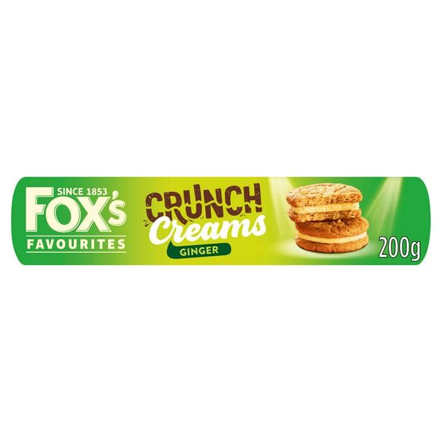 Fox's 200g Biscuits Ginger Crunch Creams - gallery image 1