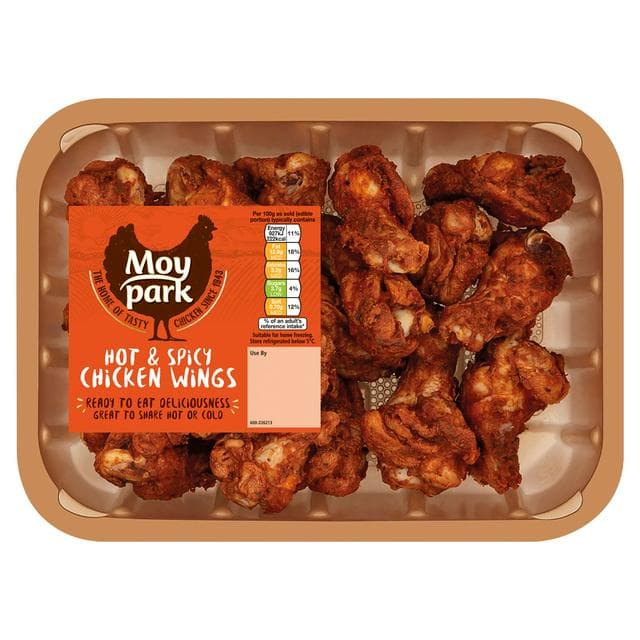 Moy Park Hot & Spicy Chicken Wings 750g - gallery image 1