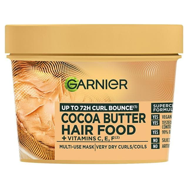 Garnier Ultimate Blends Cocoa Butter Hair Food Multi Use Mask 400ml - gallery image 1