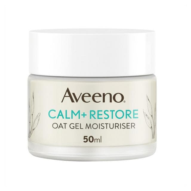 Aveeno Face Calm & Restore Oat Gel Face Cream Moisturiser 50ml - gallery image 1