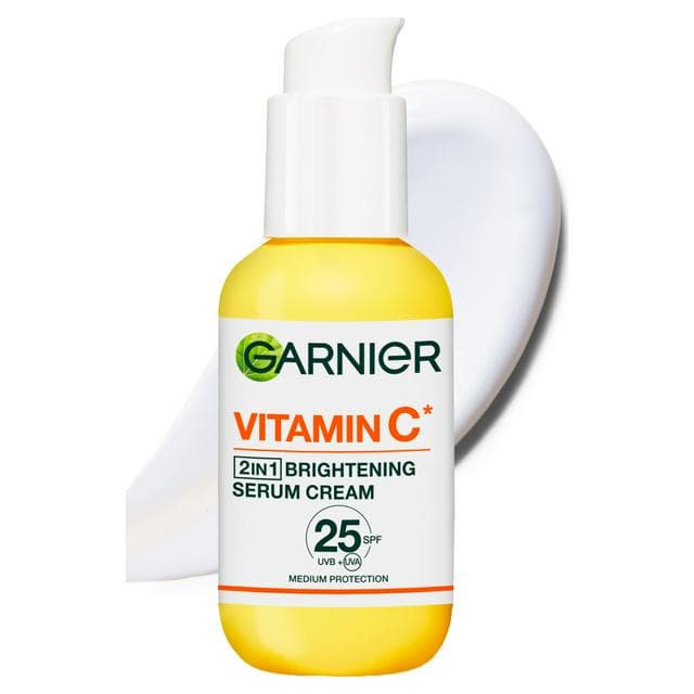 Garnier SkinActive Vitamin C 2in1 Brightening Serum Cream SPF 25 50ml - gallery image 1